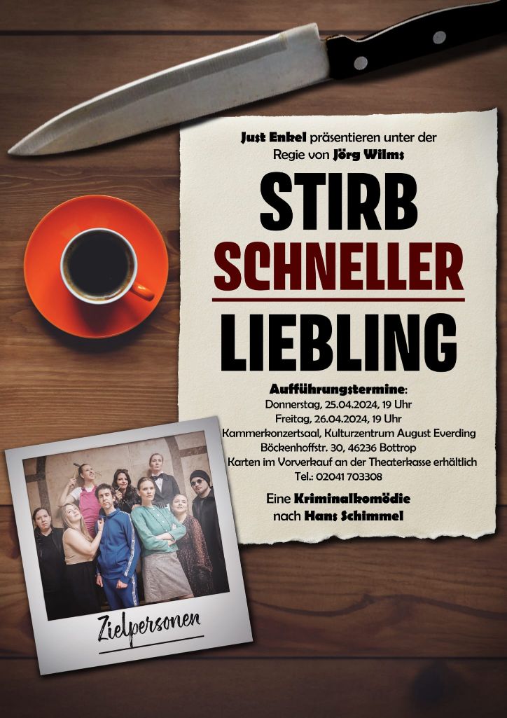 Plakat Stirb schneller Liebling